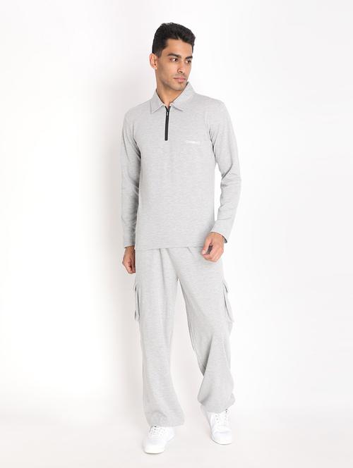 silver cotton track suit - 19113653 - Very Small Image - 1