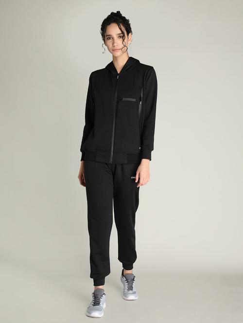 black fleece active wear set coord - 19113995 - Very Small Image - 1