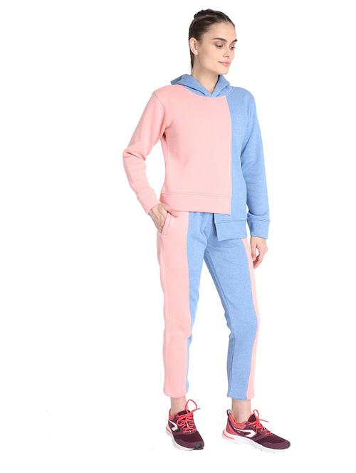 light blue fleece active wear set coord - 19114045 - Very Small Image - 1