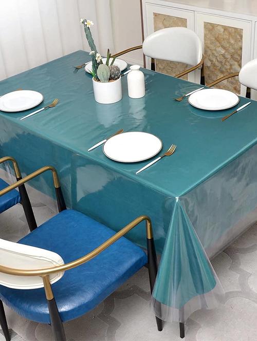clear vinyl tablecloth 40x60 inch waterproof/oil-proof cover - 19114868 - Very Small Image - 1