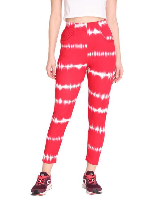 red tie & dye track pant - 19114911 - Very Small Image - 1