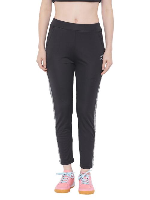 mid rise solid track pant - 19115024 - Very Small Image - 1