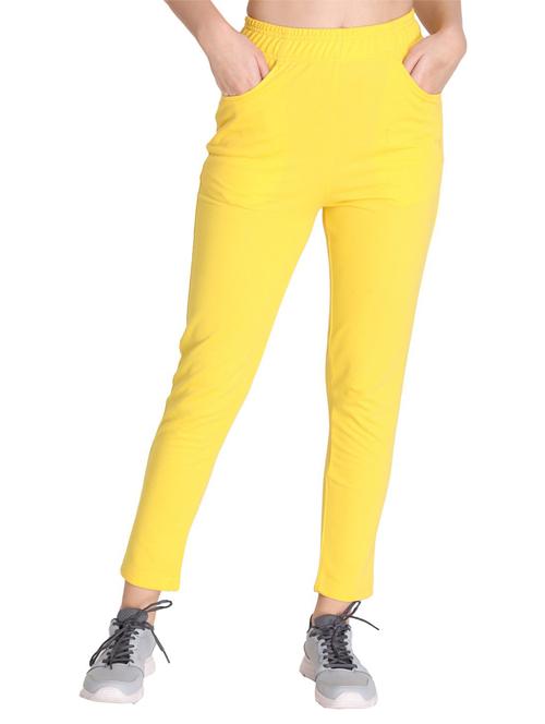 mid rise solid track pant - 19115026 - Very Small Image - 1