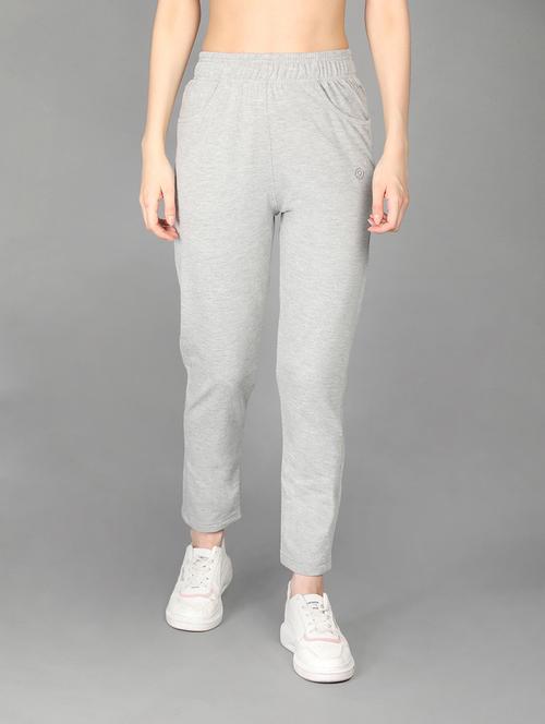 mid rise solid track pant - 19115189 - Very Small Image - 1