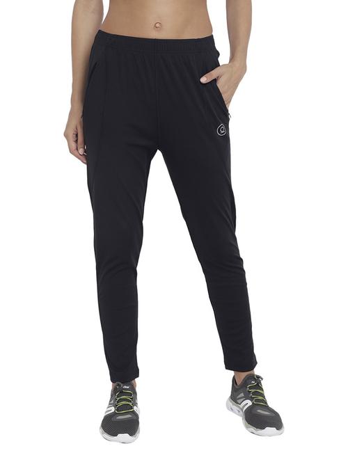 mid rise solid track pant - 19115213 - Very Small Image - 1