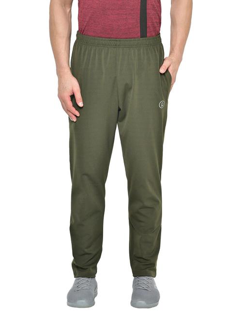 green cotton full length track pant - 19115535 - Very Small Image - 1