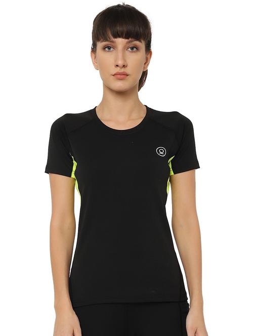 women's color block round neck t-shirt - 19116102 - Very Small Image - 1