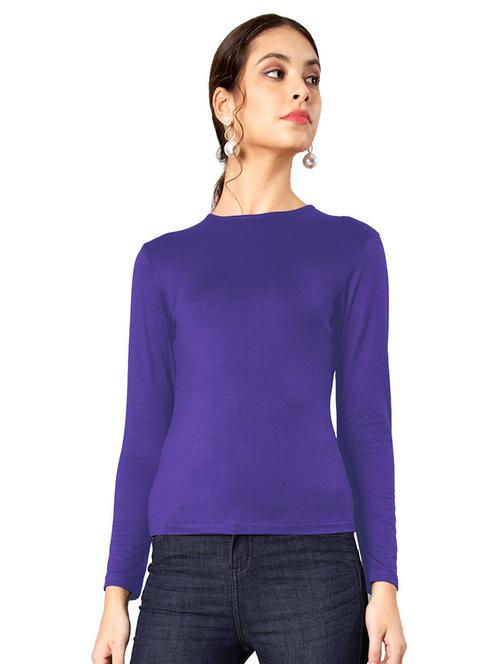 round neck long sleeve t-shirt - 19116191 - Very Small Image - 1