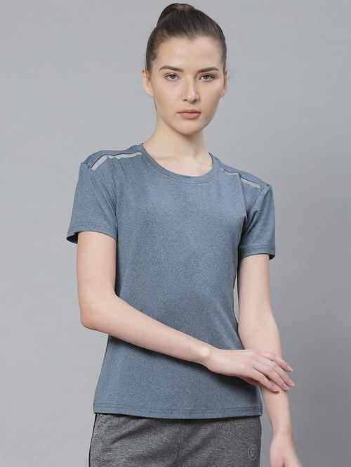 women's plain round neck t-shirt - 19116216 - Very Small Image - 1