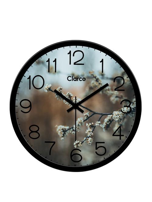 clarco designer wall clock for home/living room/bedroom/kitchen , size(12 x 12 inch)(wl_717l) - 19116322 - Very Small Image - 1