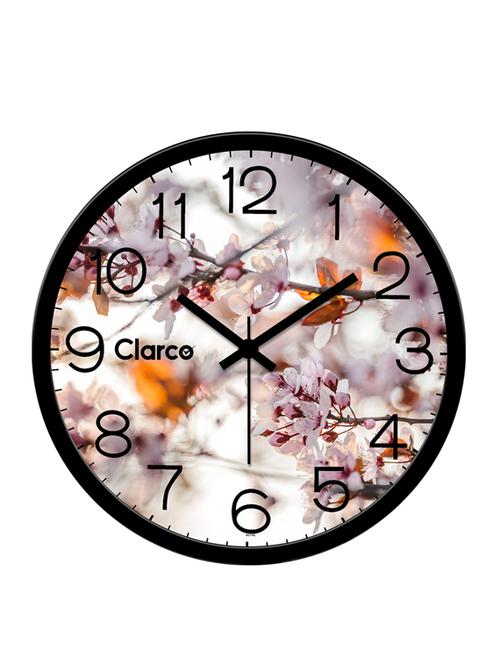 clarco designer wall clock for home/living room/bedroom/kitchen , size(12 x 12 inch)(wl_716l) - 19116339 - Very Small Image - 1