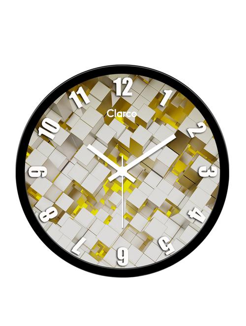 clarco designer wall clock for home/living room/bedroom/kitchen , size(12 x 12 inch)(wl_714l) - 19116378 - Very Small Image - 1