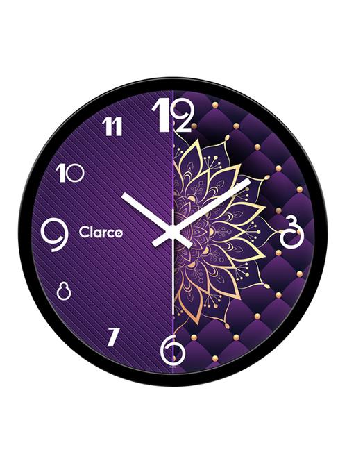 clarco designer wall clock for home/living room/bedroom/kitchen , size(12 x 12 inch)(wl_875l) - 19116379 - Very Small Image - 1