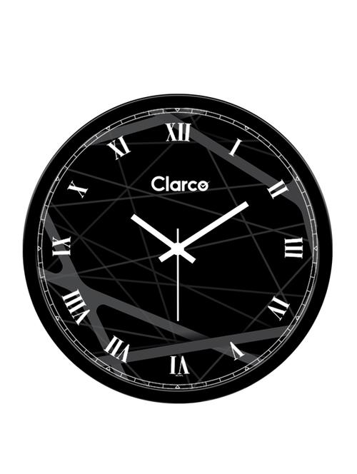 clarco designer wall clock for home/living room/bedroom/kitchen , size(12 x 12 inch)(wl_741l) - 19116481 - Very Small Image - 1