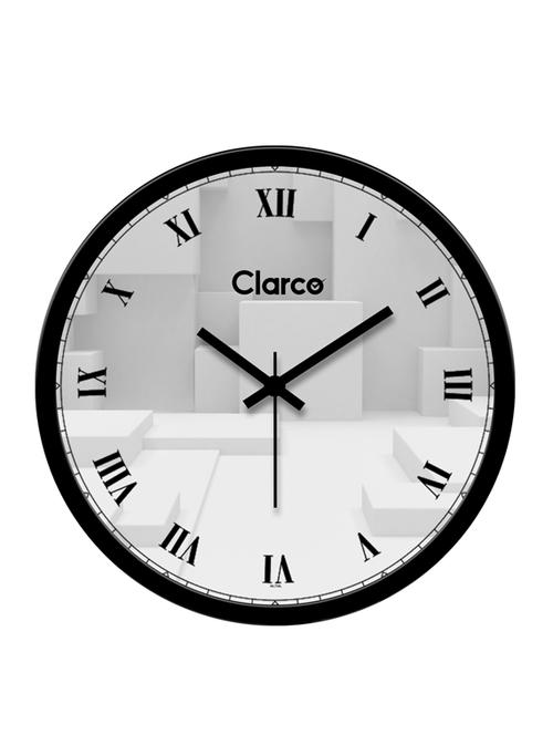 clarco designer wall clock for home/living room/bedroom/kitchen , size(12 x 12 inch)(wl_738l) - 19116489 - Very Small Image - 1