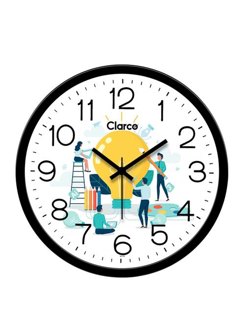 clarco designer wall clock for home/living room/bedroom/kitchen , size(12 x 12 inch)(wl_773l) - 19116532 - Very Small Image - 1