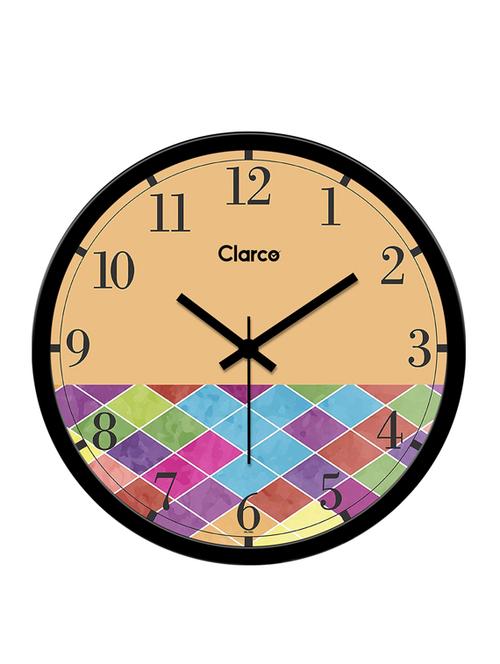 clarco designer wall clock for home/living room/bedroom/kitchen , size(12 x 12 inch)(wl_768l) - 19116574 - Very Small Image - 1