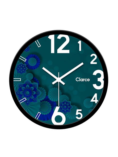 designer analogue round wall clock for home/living room/bedroom/kitchen/office (12 x 12 inch / 30 x 30 cm) - 19116582 - Very Small Image - 1