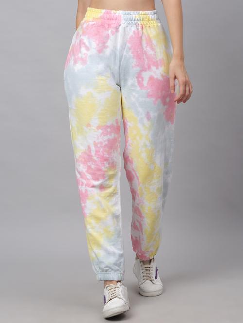 high rise tie & dye jogger - 19116920 - Very Small Image - 1
