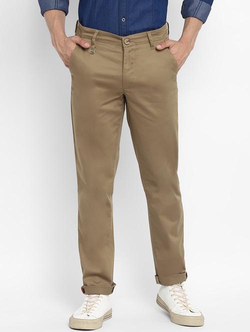 mid rise flat front casual trouser - 19117174 - Very Small Image - 1