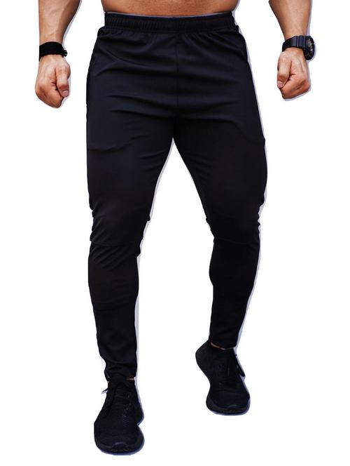 low rise ankle length track pant - 19117466 - Very Small Image - 1