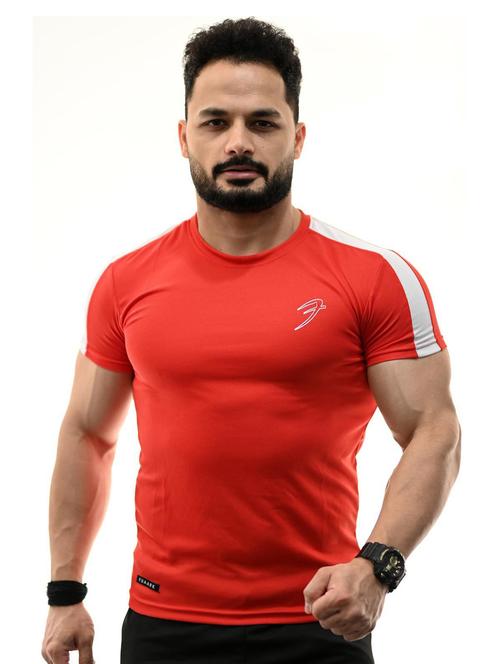 round neck color block t-shirt - 19117576 - Very Small Image - 1