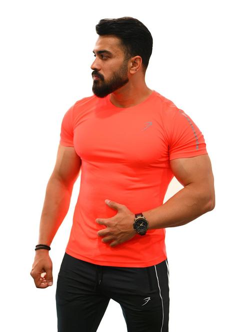 orange polyester tshirt - 19117659 - Very Small Image - 1