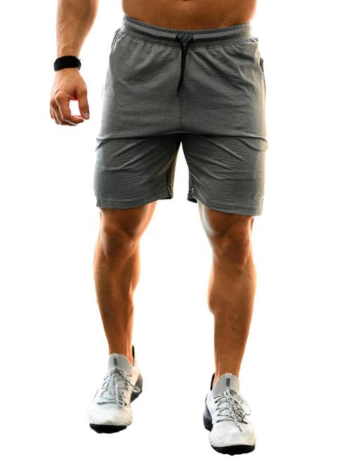 mid rise solid shorts - 19117703 - Very Small Image - 1