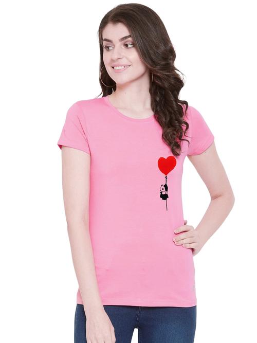 pink cotton tshirt - 19117919 - Very Small Image - 1