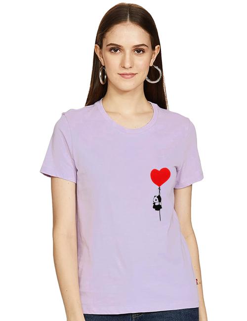 purple cotton tshirt - 19117920 - Very Small Image - 1