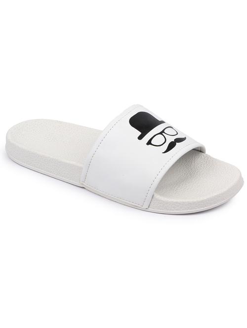 white slip on flip flop - 19118045 - Very Small Image - 1