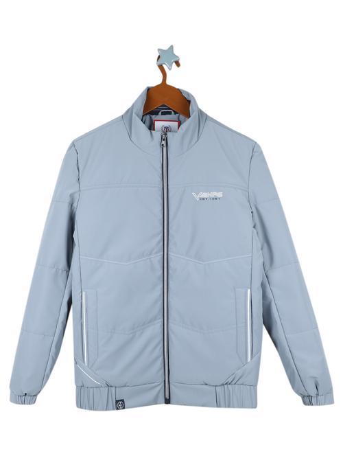 grey solid regular jacket - 19118468 - Very Small Image - 1