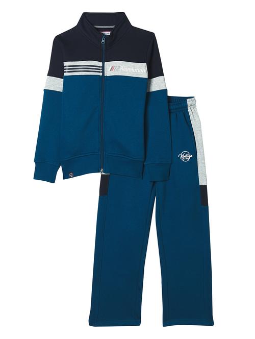 blue cotton blend track wear - 19118711 - Very Small Image - 1