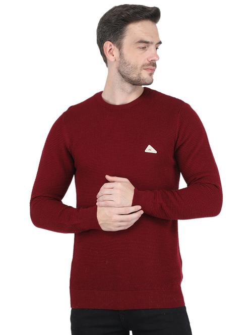 v-neck solid pullover - 19119008 - Very Small Image - 1