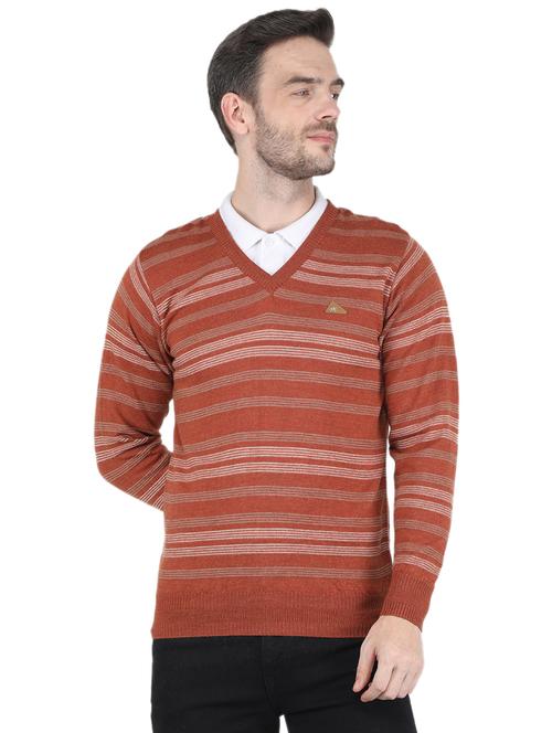 orange wool pullover - 19119013 - Very Small Image - 1