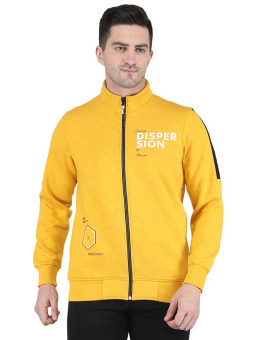 yellow cotton blend sweatshirt - 19119066 - Very Small Image - 1