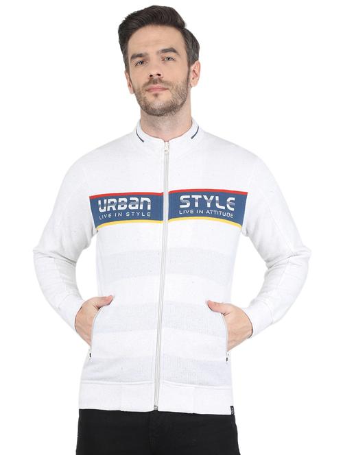 mens chest print sweatshirt - 19119079 - Very Small Image - 1