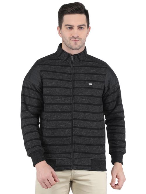 black cotton blend sweatshirt - 19119080 - Very Small Image - 1