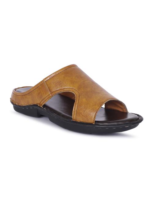tan slip on sandal - 19120641 - Very Small Image - 1