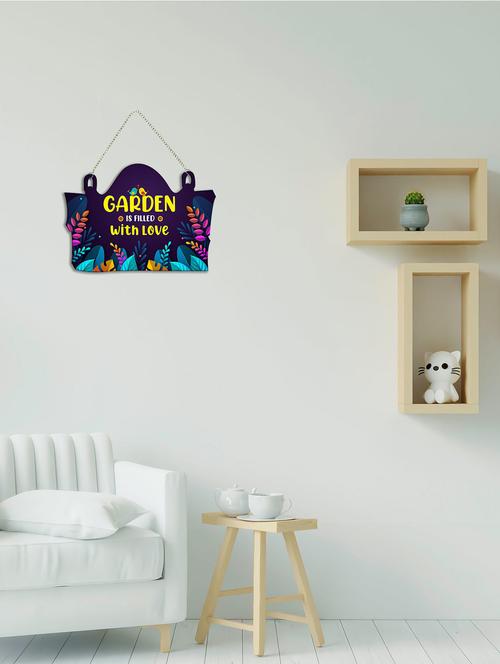 garden quotes decorative wooden wall hanging - 19120941 - Very Small Image - 1