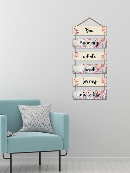 positive quote decorative wooden wall hanging for home decor item (wh_3259n) - 19121013 - Very Small Image - 1