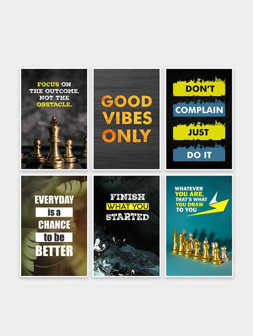 inspirational quote wall posters for home decor | office decoration (pf_7038n) - 19121029 - Very Small Image - 1
