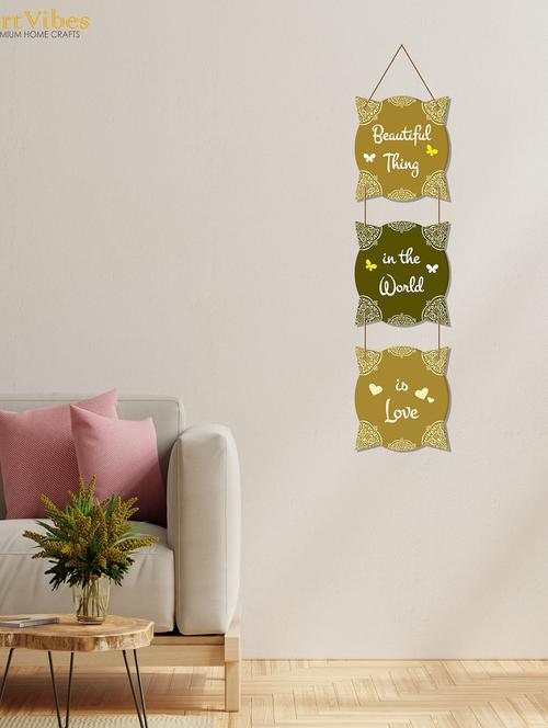 love quotes designer wooden wall hanger for home decor | art item (wh_7704n) - 19121064 - Very Small Image - 1