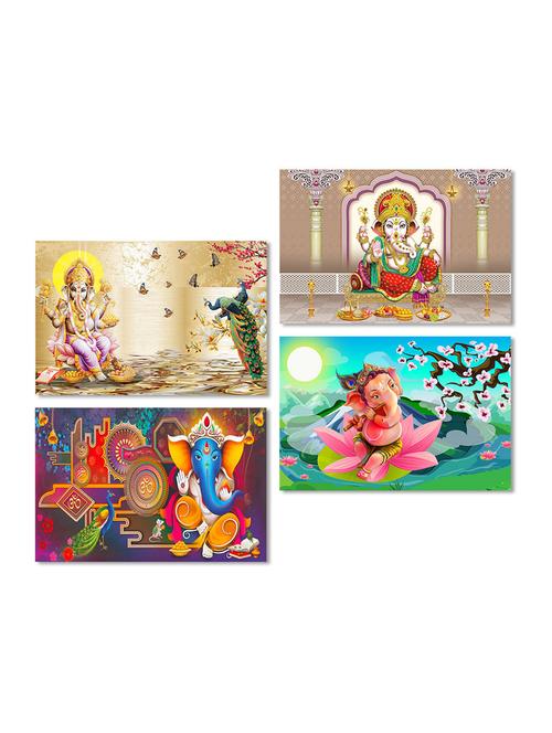 decorative wall posters for home decor | office decoration (pf_7008n), set of 4 - 19121126 - Very Small Image - 1