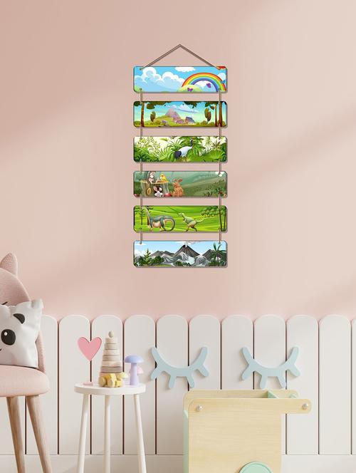 decorative art wooden wall hanging for kids room decoration item (wh_3288n) - 19121150 - Very Small Image - 1