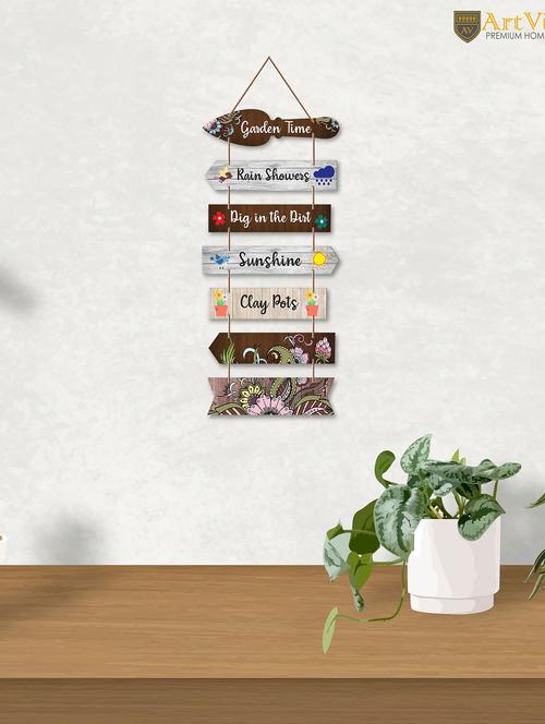 positive quote decorative wooden wall hanging for home garden gifts(wh_7007n) - 19121188 - Very Small Image - 1