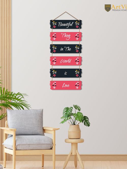 wooden wall hanging canvas painting decoration item for house (wh_7401n) - 19121234 - Very Small Image - 1