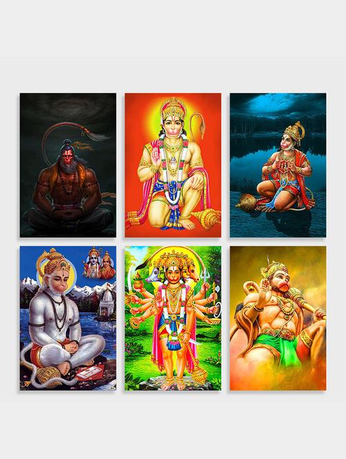 decorative wall posters for home decor | office decoration (pf_7025n), set of 6 - 19121245 - Very Small Image - 1