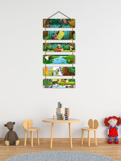 decorative art wooden wall hanging for kids room decoration item (wh_3289n) - 19121253 - Very Small Image - 1