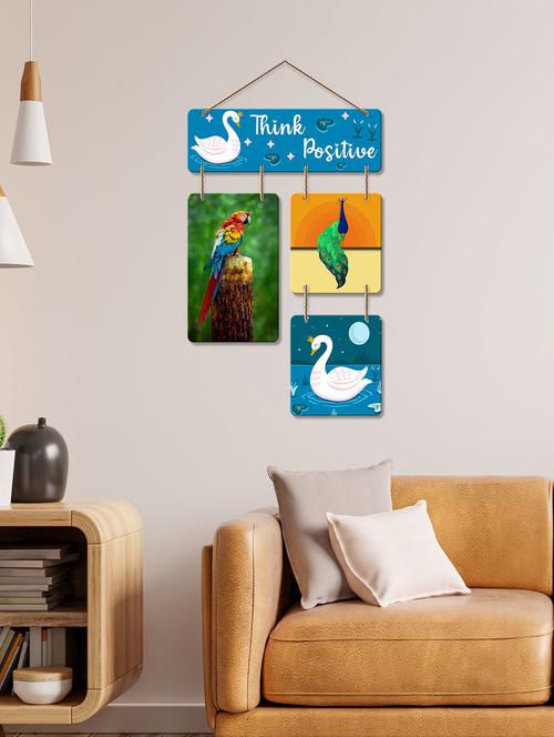think positive decorative wooden wall hanger for home decor office(wh_6515n) - 19121322 - Very Small Image - 1
